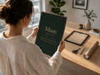 Mam Irish definition print – landscape framed wall mockup