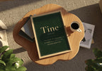 Tine Irish definition print – landscape framed wall mockup