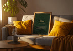 Bua Irish definition print – framed print on the wall