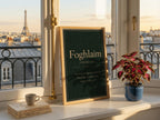 Foghlaim Irish definition print – framed print on the wall