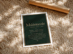 Múinteoir Irish definition print – framed print on the wall