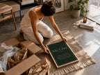 Mo Ghrá Irish definition print – landscape wooden frame wall mockup