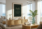 Baile Irish definition print – framed print on the wall