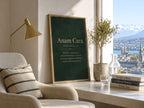 Anam Cara Irish definition print – framed print on the wall