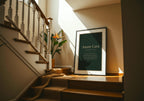 Anam Cara Irish definition print – wooden frame mockup