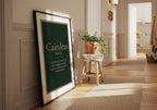 Cairdeas Irish definition print – framed print on the wall