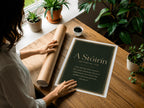 A Stóirín Irish definition print – wooden frame mockup