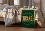 Grand Typography Irish print – room mockup 2