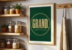 Grand Typography Irish print – room mockup 3