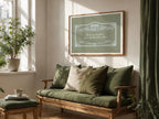 Hearth and Home Irish proverb print – shelf styling