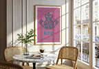 Claddagh Éire Irish print – room mockup 5