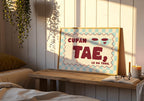 Cupán tae le do thoil Irish print – wall mockup 4