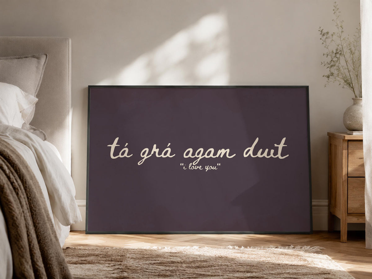 Tá Grá Agam Duit Irish print – photo 5