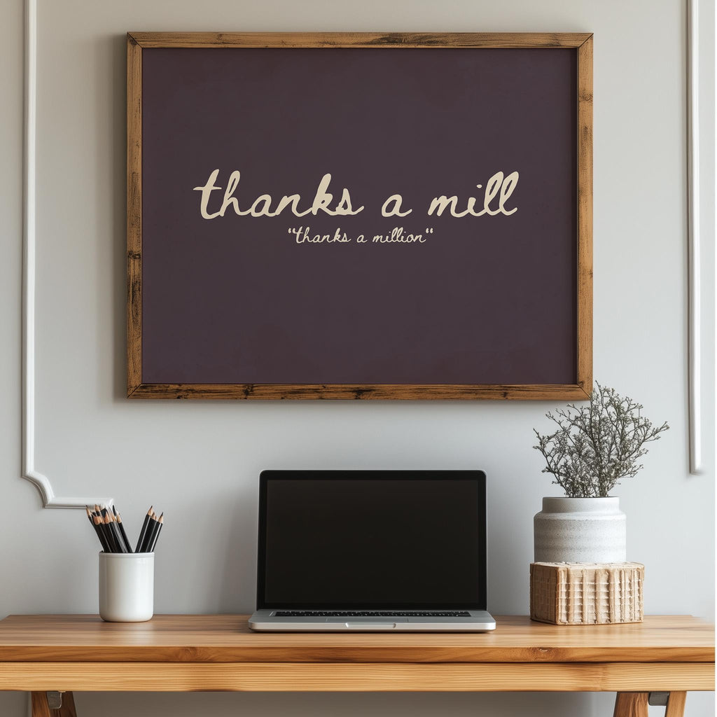 Thanks a Mill Irish print – photo 7