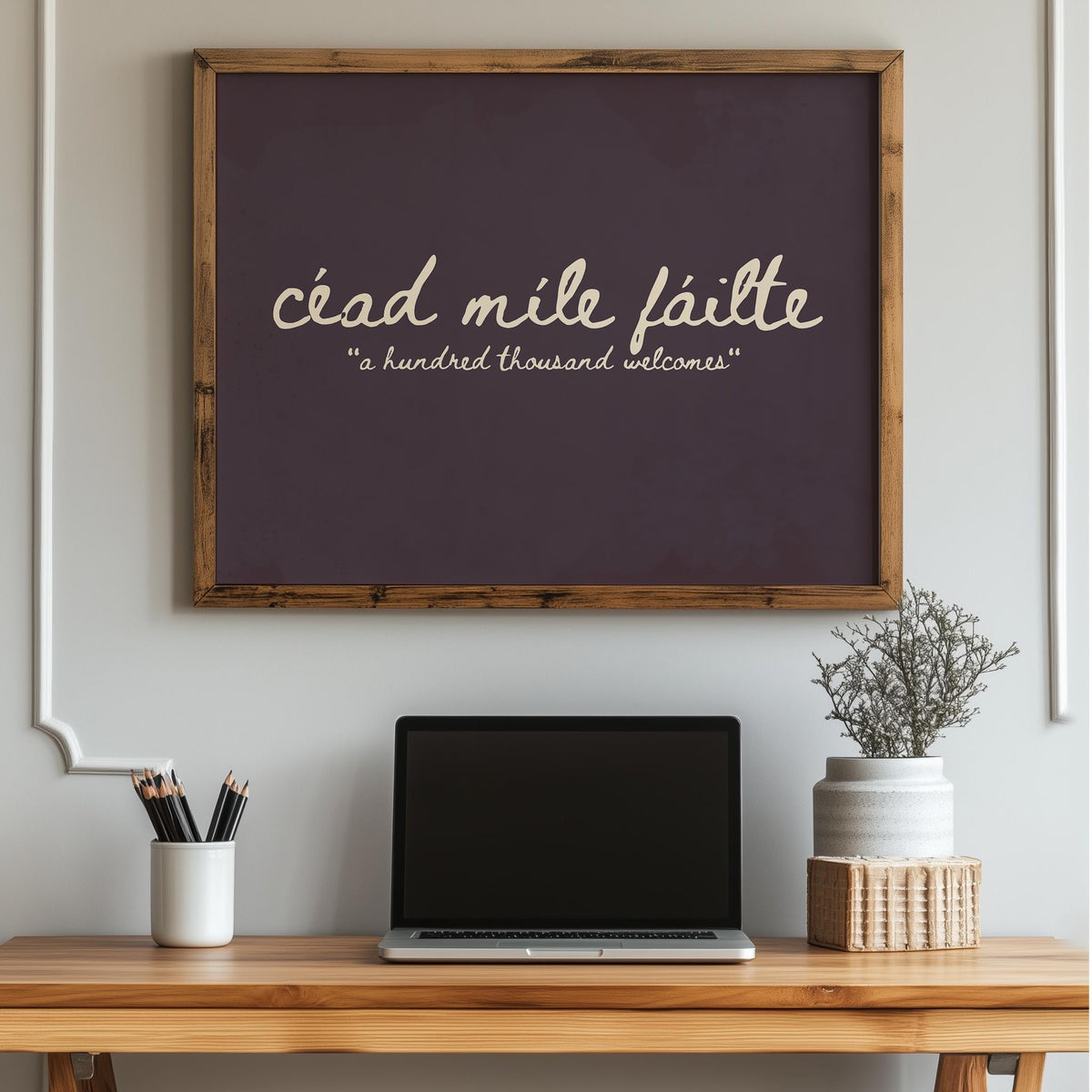 Céad Míle Fáilte Plum print – photo 6