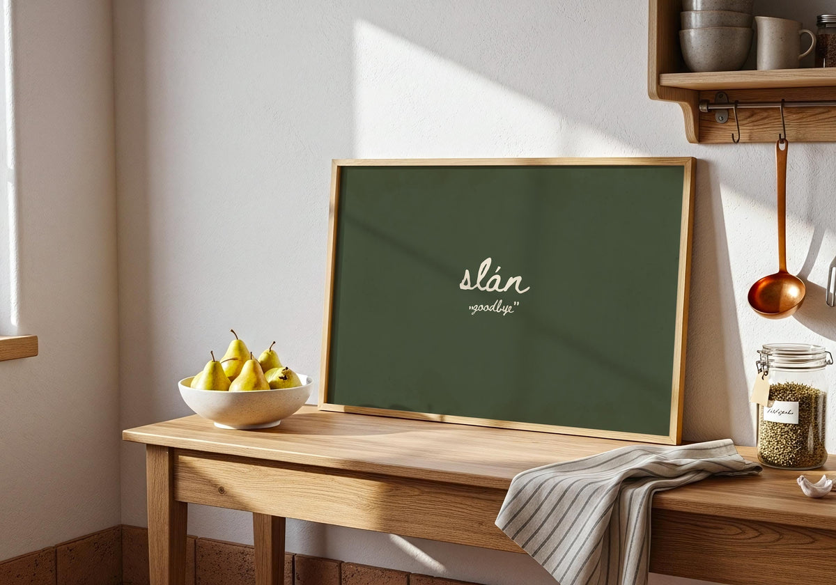 Slán Goodbye Olive Irish print – photo 4