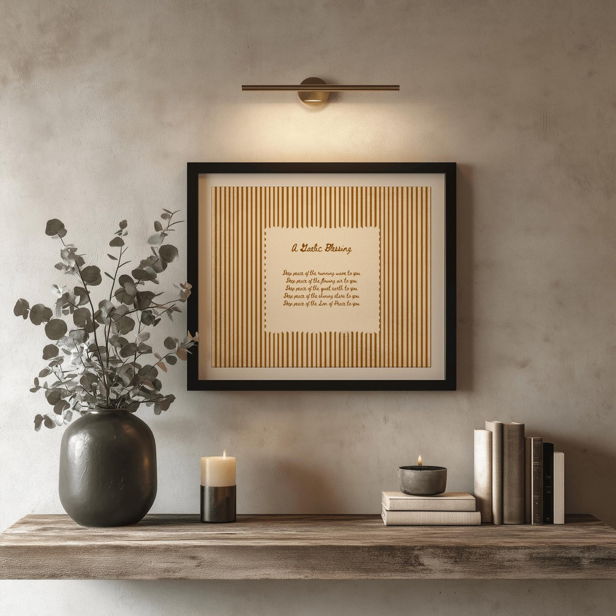 Gaelic Blessing Farmhouse print – photo 3