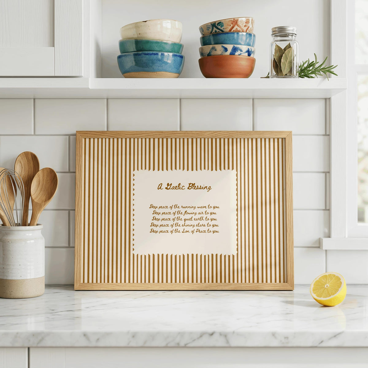 Gaelic Blessing Farmhouse print – photo 2