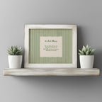 Shamrock Irish Blessing Irish print – room mockup 3