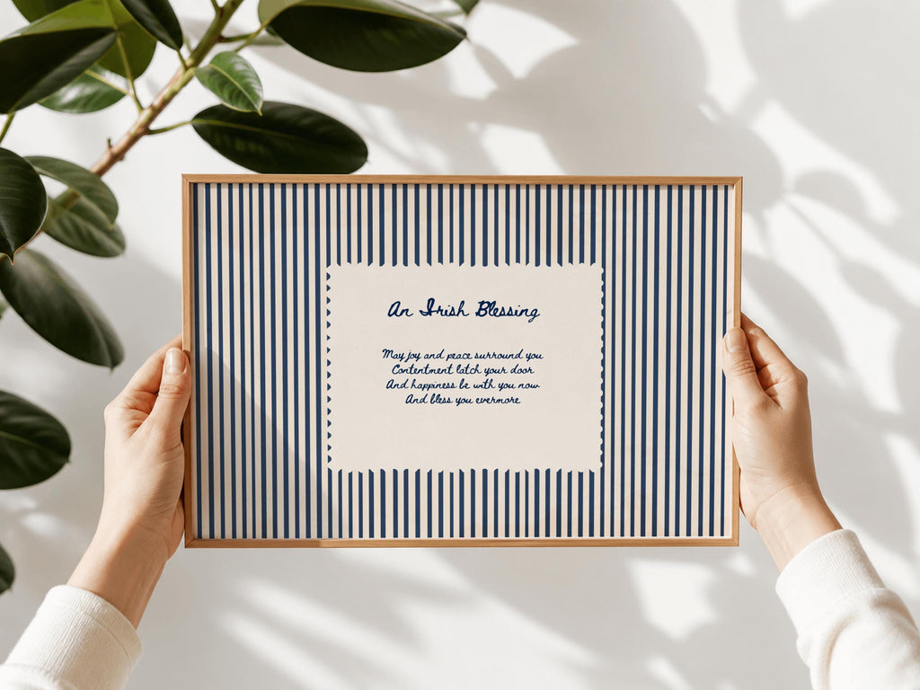 Irish Blessing Vintage Script print – photo 2