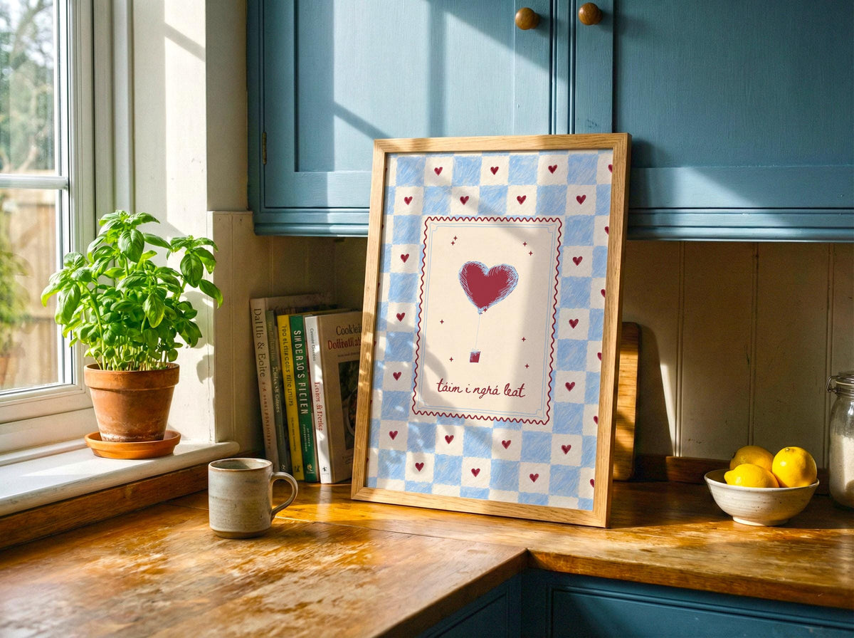 Irish Love Hot Air Balloon print – photo 3
