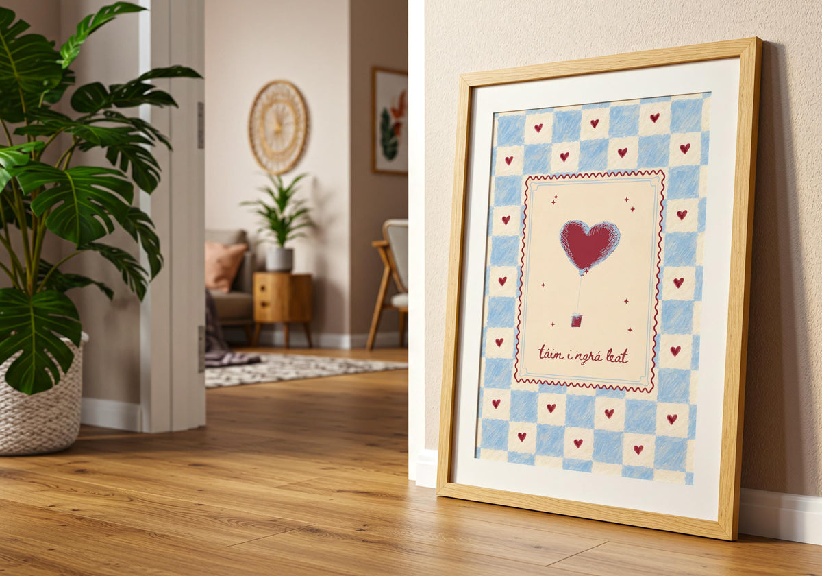 Irish Love Hot Air Balloon print – photo 2