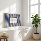 An Bhfuil Cead Agam nautical stamp Irish print – wall mockup 5