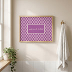 Suigh Síos Purple Diamond Irish print – photo 4