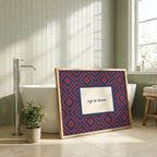 Nigh Do Lámha stamp Irish print – wall mockup 4