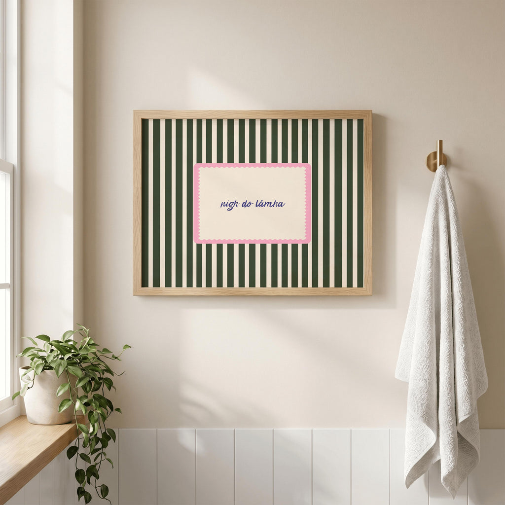 Nigh Do Lámha Irish print – mockup 4