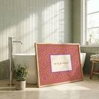 You Are Beautiful Gaeilge boho Irish print – wall mockup 6