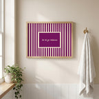 Tá tú go hálainn magenta stamp Irish print – wall mockup 3
