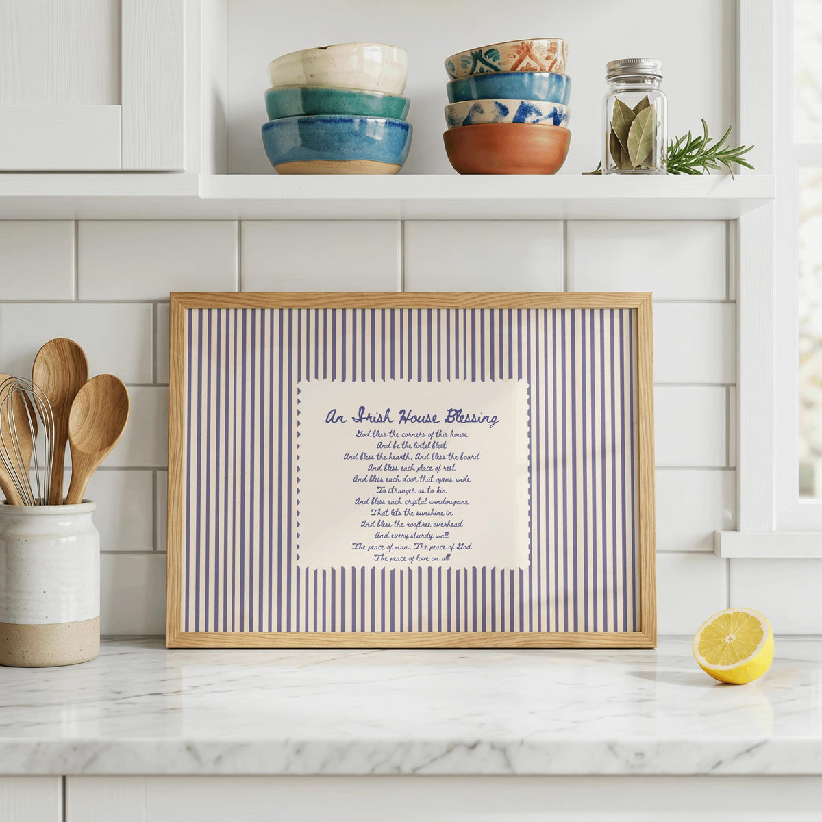 Irish House Blessing Farmhouse print – photo 2