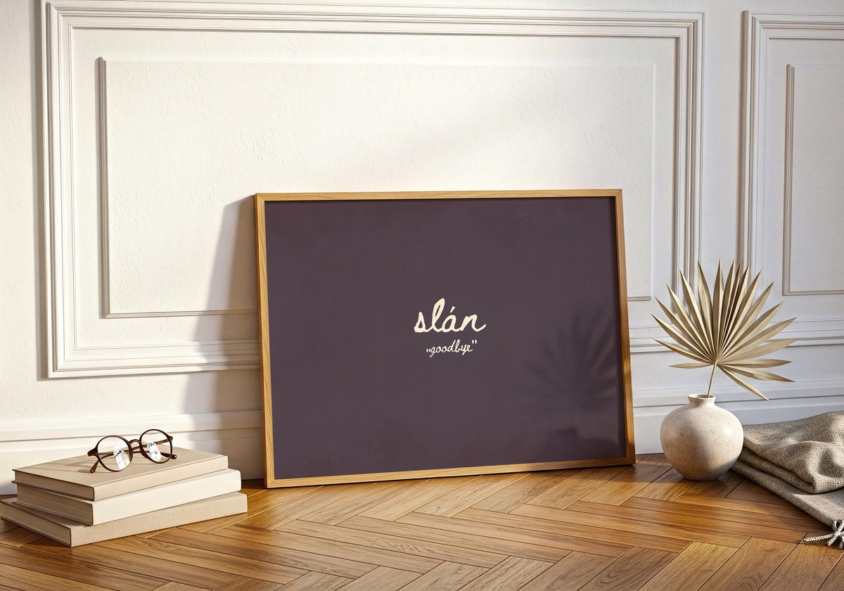 Slán Irish Irish print – photo 2