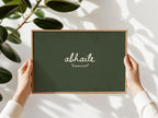 Abhaile Sage Irish print – room mockup 9