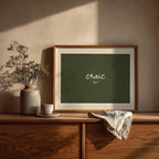 Craic Olive Irish print – room mockup 4
