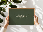 Síocháin Peace Irish print – room mockup 9
