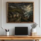 Stormy Irish coast print – mockup 4