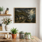Stormy Irish coast print – mockup 7