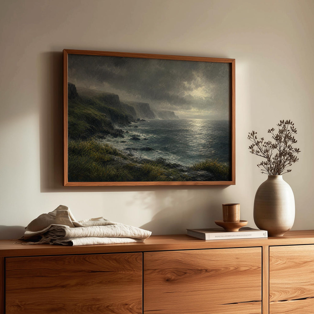 Stormy Irish coast print – mockup 2