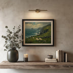 Irish coast sheep print – mockup 3