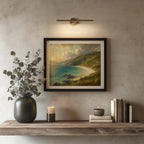 Keem Bay Achill Island vintage Irish print – wall mockup 2