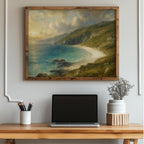 Keem Bay Achill Island vintage Irish print – wall mockup 4