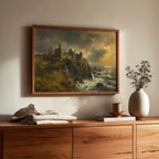 Dunluce Castle Irish print – wall mockup 7