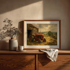 Red tractor Irish print – mockup 3
