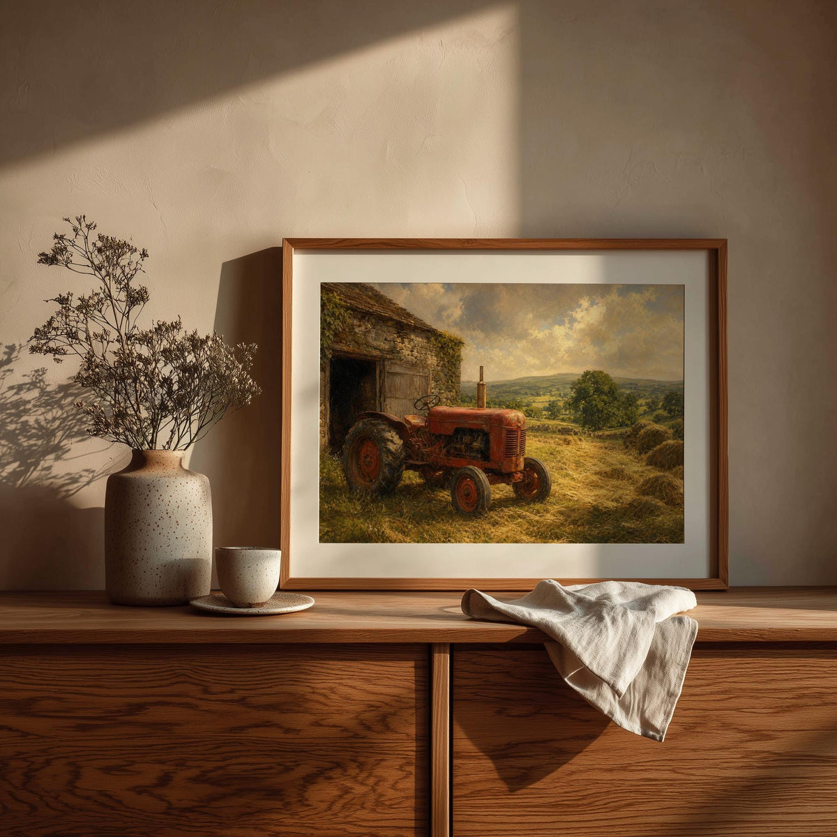 Red tractor Irish print – mockup 3