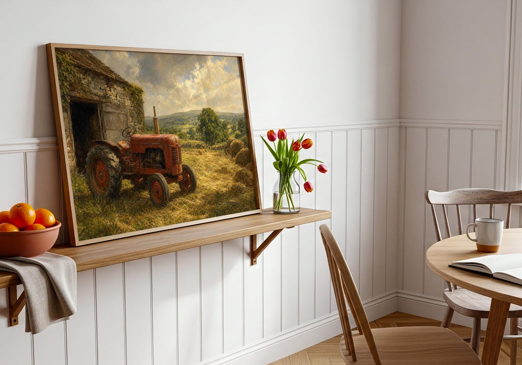 Red tractor Irish print – mockup 2