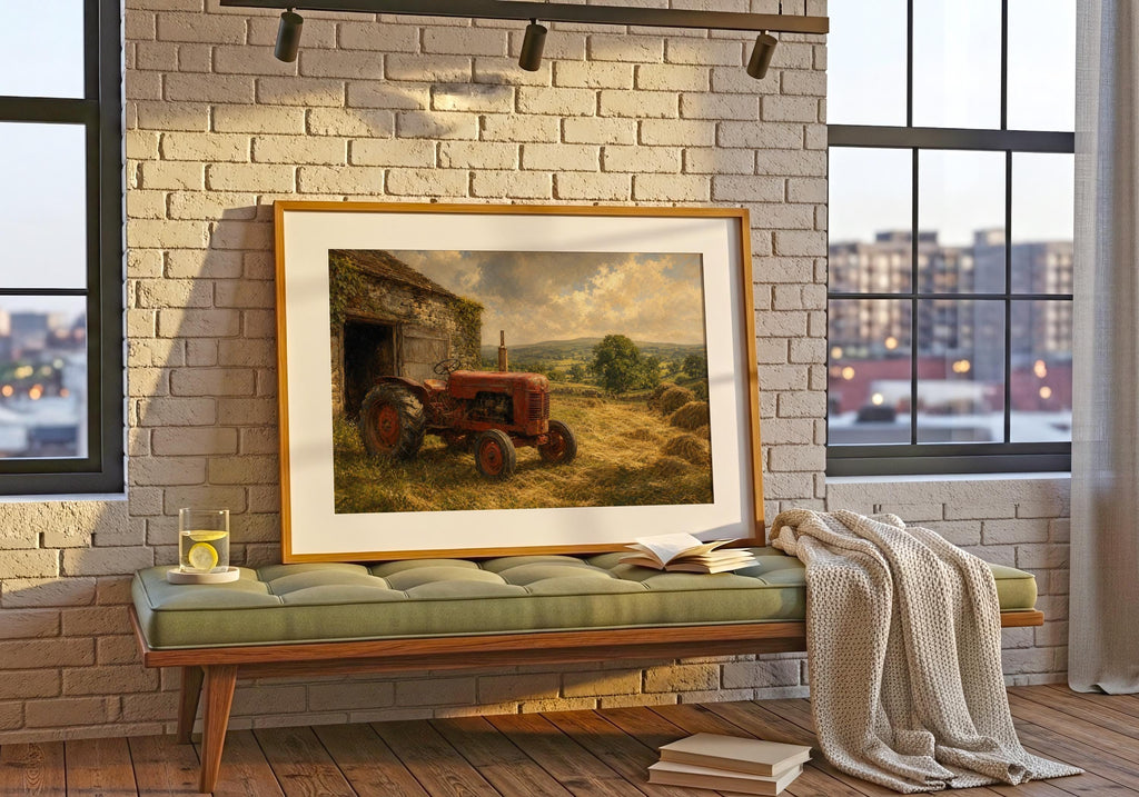 Red tractor Irish print – mockup 7