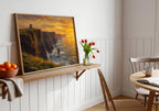 Cliffs of Moher Sunset Irish print – wall mockup 6