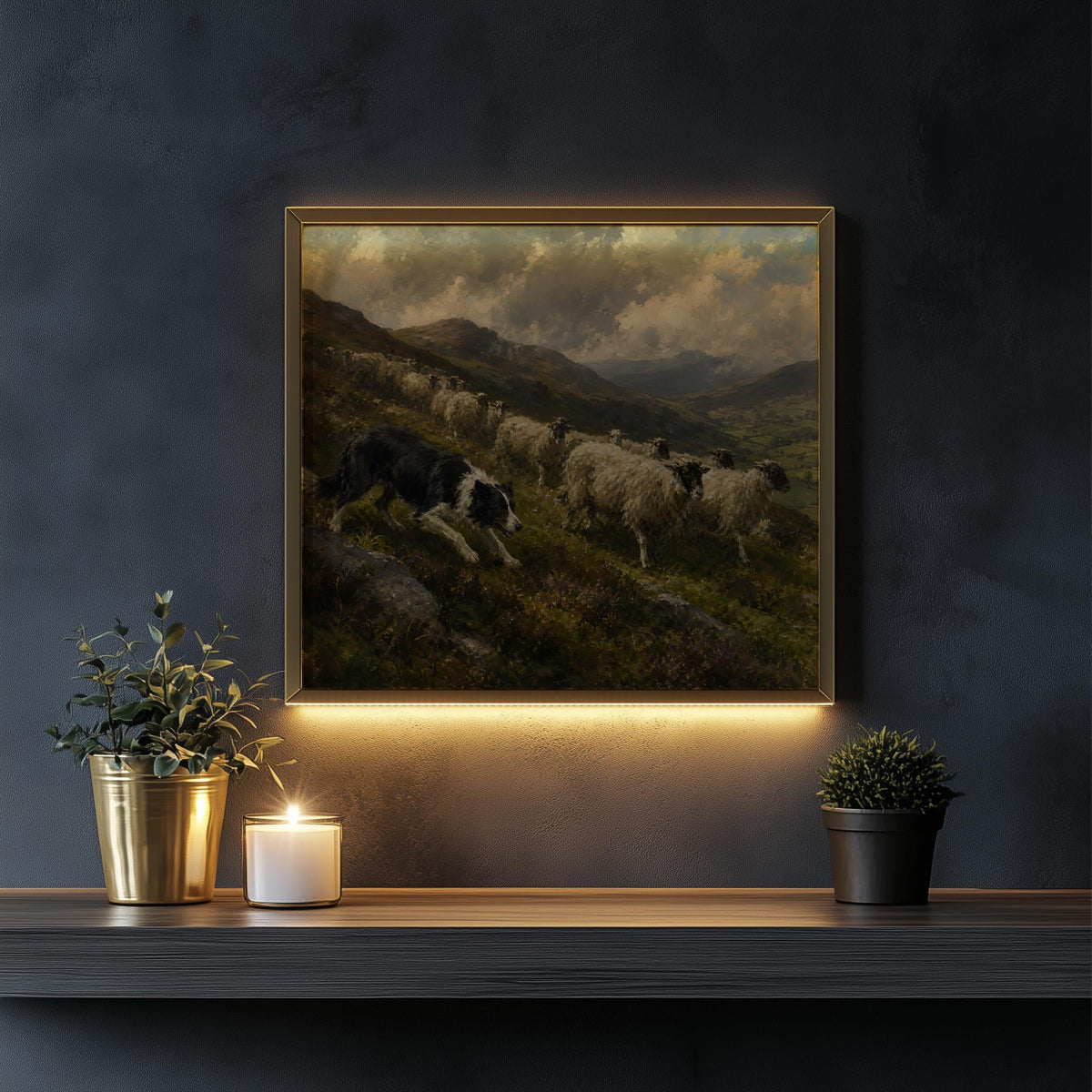 Shepherd dog Irish print – mockup 5
